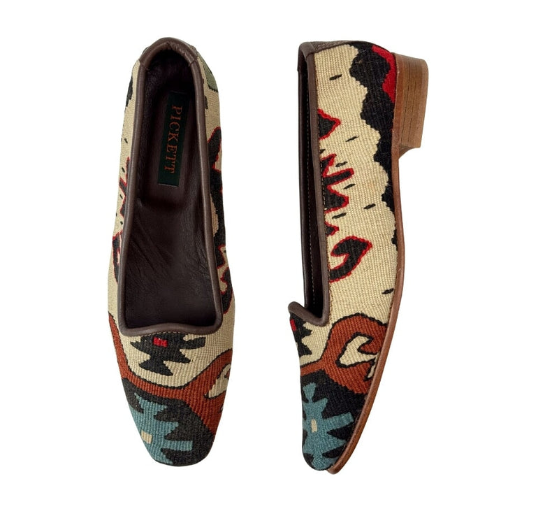 Ladies Kilim Slippers EU38 / UK5 Kilim Slippers/Trainers Beige 