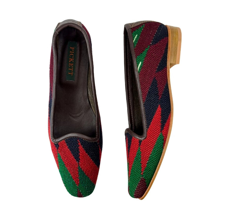 Ladies Kilim Slippers EU38 / UK5 Kilim Slippers/Trainers Bright Red 