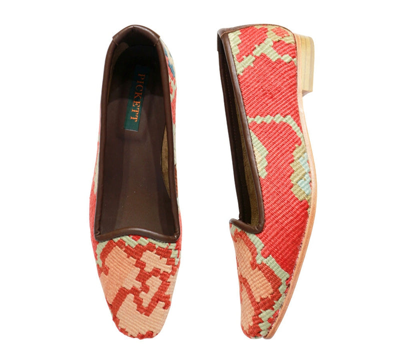 Ladies Kilim Slippers EU38 / UK5 Kilim Slippers/Trainers Coral 