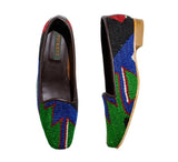 Ladies Kilim Slippers EU39 / UK6 Kilim Slippers/Trainers Electric Blue 
