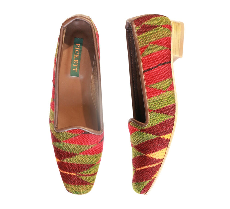 Ladies Kilim Slippers EU39 / UK6 Kilim Slippers/Trainers Loden 