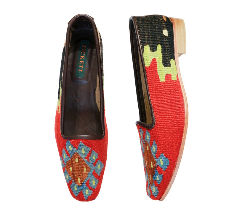 Ladies Kilim Slippers EU40 / UK7 Kilim Slippers/Trainers Crimson 