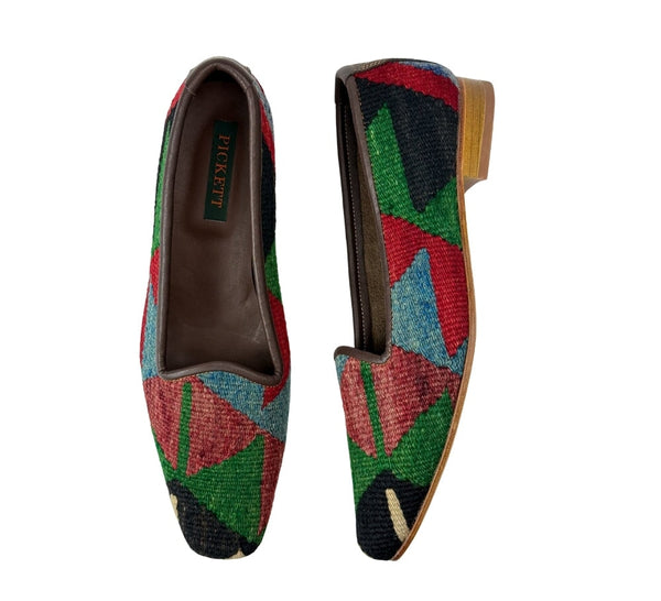 Ladies Kilim Slippers EU41 / UK8 Kilim Slippers/Trainers Green 