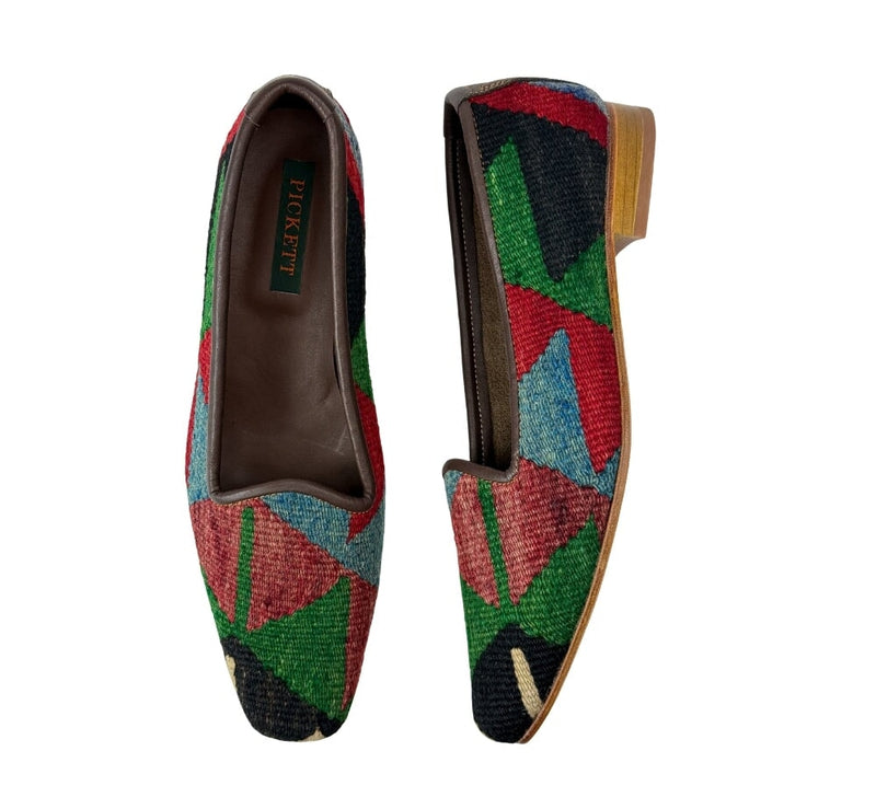 Ladies Kilim Slippers EU41 / UK8 Kilim Slippers/Trainers Green 