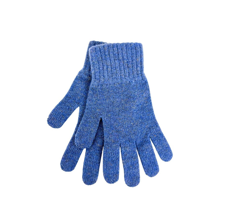 Ladies Lambswool Gloves Textiles Marine Blue 