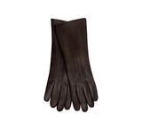 Ladies Leather Fur Lined Gloves Gloves Burgundy 6.5 