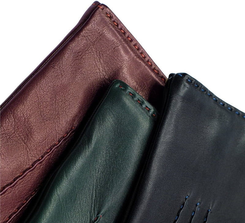 Ladies Leather Gloves With Cashmere, Wool & Silk Blend Lining Gloves 