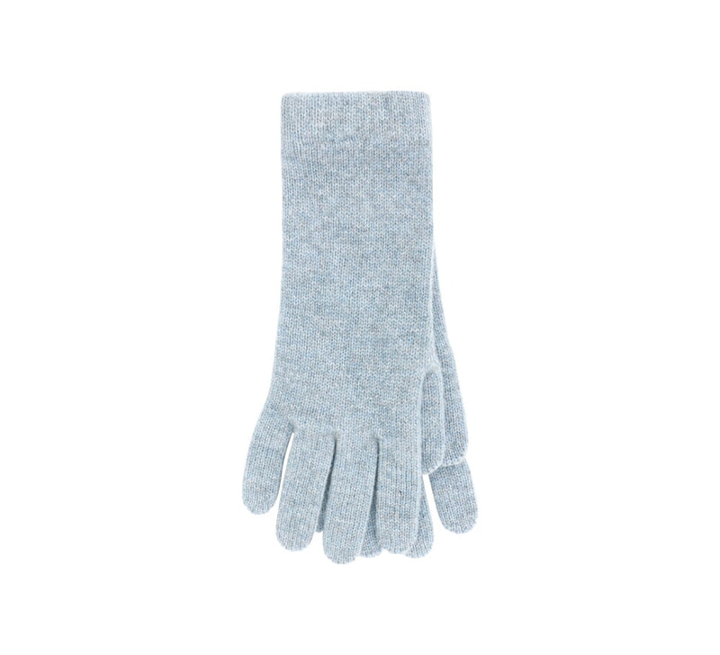 Ladies Long Cashmere Gloves Textiles Dusty Blue 