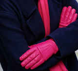 Ladies Mid Length Cashmere Lined Gloves Gloves 