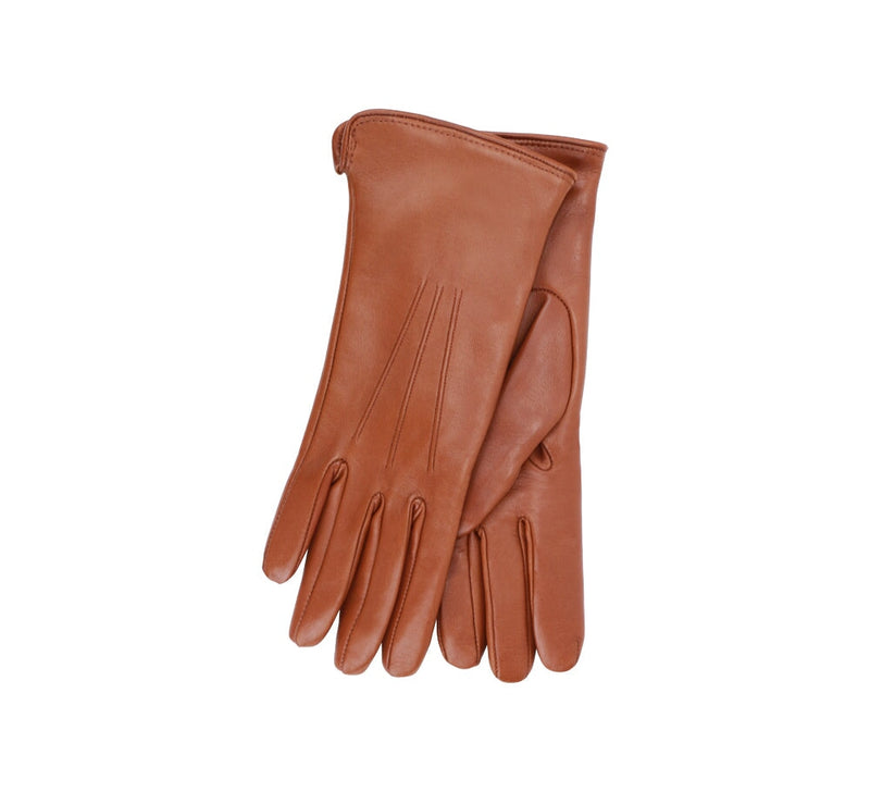 Ladies Napa Long Cashmere Lined Gloves Gloves Tan 6.5 