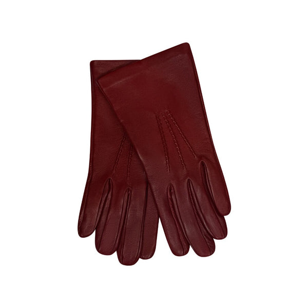 knee length dresses for ladies Get Our Refined Satin Ruched Top Long Gloves