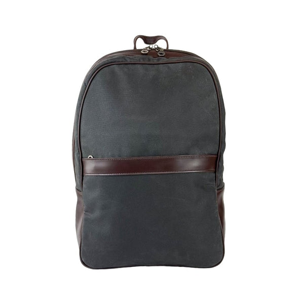 buy canvas leather backpack uk Large Classic Waxed Canvas Rucksack