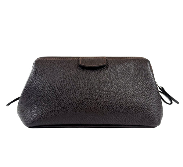 Linstead Frame Washbag Washbag Dark Brown 