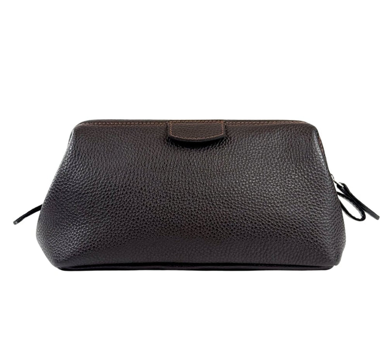 Linstead Frame Washbag Washbag Dark Brown 