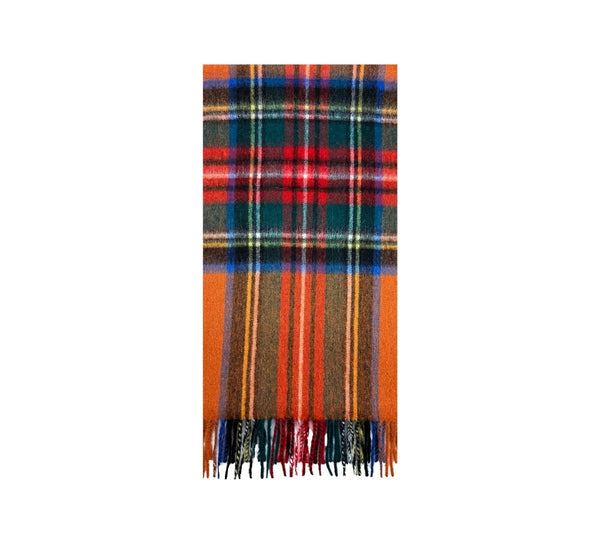 Loch Morar Scarf Pashmina & Scarves Burnt Orange / Green 