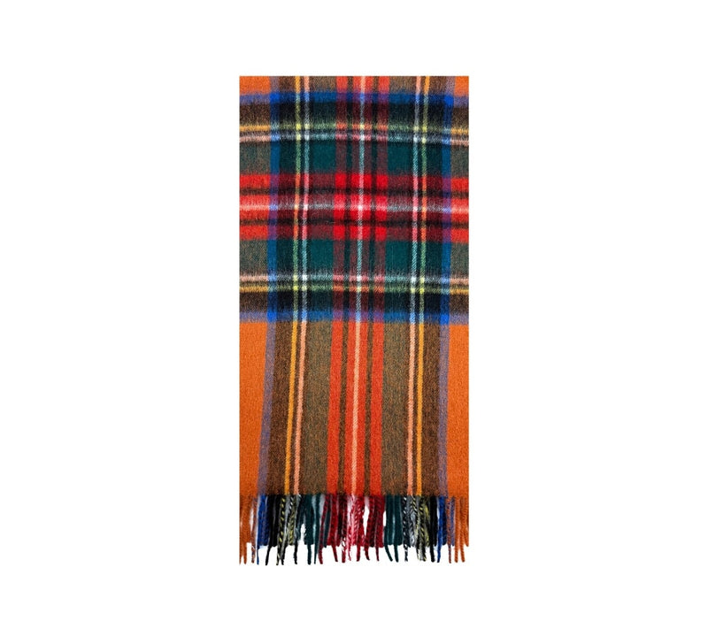 Loch Morar Scarf Pashmina & Scarves Burnt Orange / Green 