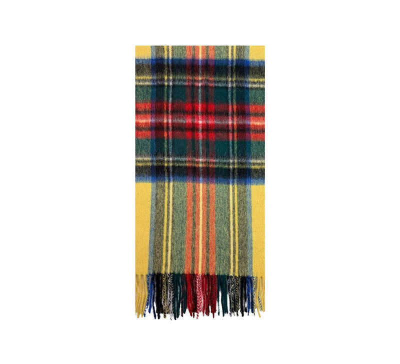 Loch Morar Scarf Pashmina & Scarves Yellow / Green 