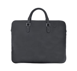 Maddox Slim Briefcase Folio Black 