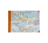 Marbled Paper Visitors Book Books & Journals Aqua 