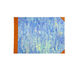 Marbled Paper Visitors Book Books & Journals Blue 