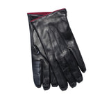 Men's Contrast Trim Touchscreen Cashmere Lined Gloves Gloves Black 8 