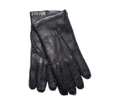 Men's Deerskin Cashmere Lined Gloves Gloves Black 8 