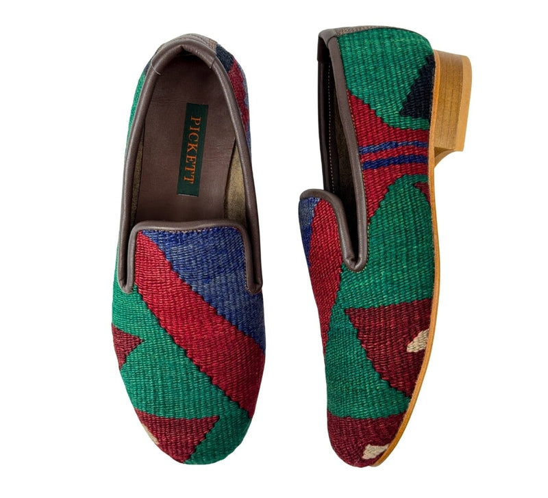 Men's Kilim Slippers EU40 / UK6 Kilim Slippers/Trainers Dark Red 