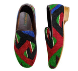 Men's Kilim Slippers EU40 / UK6 Kilim Slippers/Trainers Dark Red 