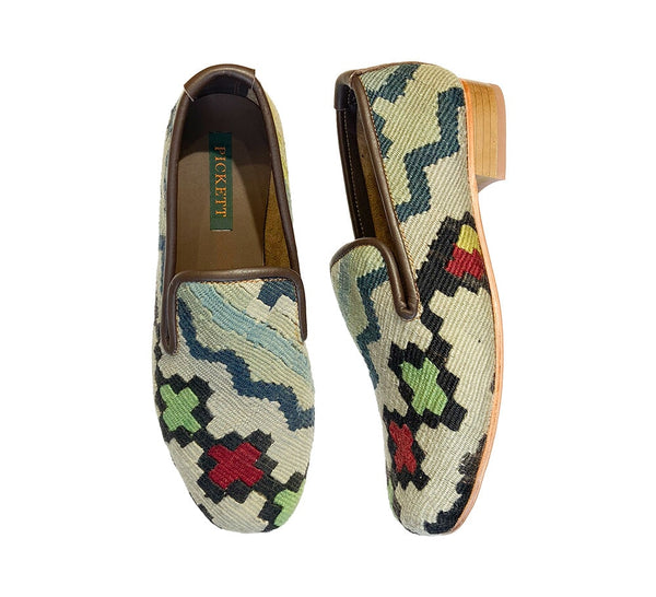 Men's Kilim Slippers & Lace Up Pumps Pickett London
