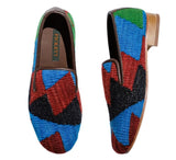 Men's Kilim Slippers EU40 / UK6 Kilim Slippers/Trainers Turquoise 