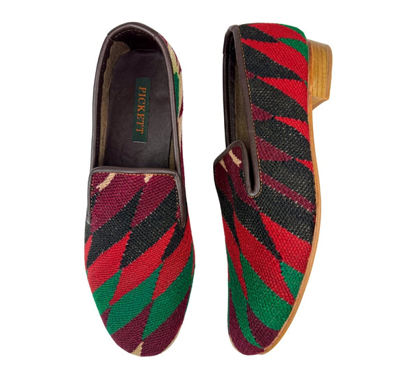 Men's Kilim Slippers EU42 / UK8 Kilim Slippers/Trainers Burgundy 