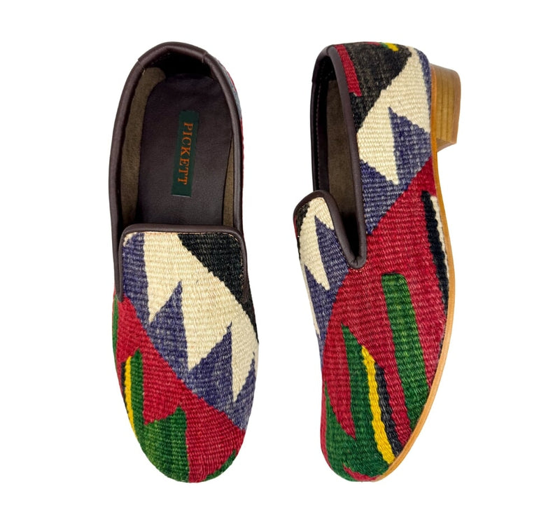 Men's Kilim Slippers EU42 / UK8 Kilim Slippers/Trainers Dark Red 