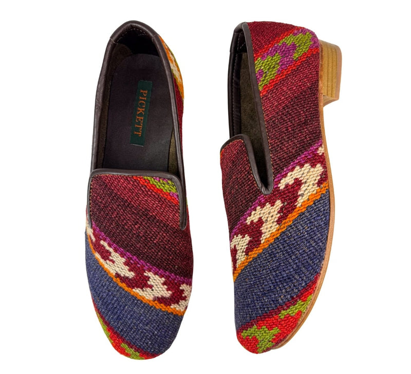 Men's Kilim Slippers EU42 / UK8 Kilim Slippers/Trainers Maroon 