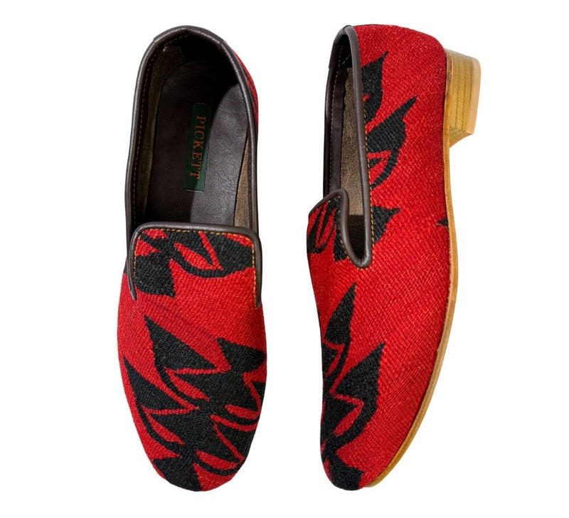 Men's Kilim Slippers EU43 / UK9 Kilim Slippers/Trainers Bright Red 