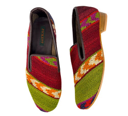 Men's Kilim Slippers EU43 / UK9 Kilim Slippers/Trainers Deep Red 