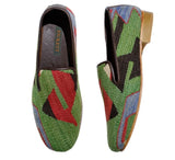 Men's Kilim Slippers EU43 / UK9 Kilim Slippers/Trainers Lime Green 