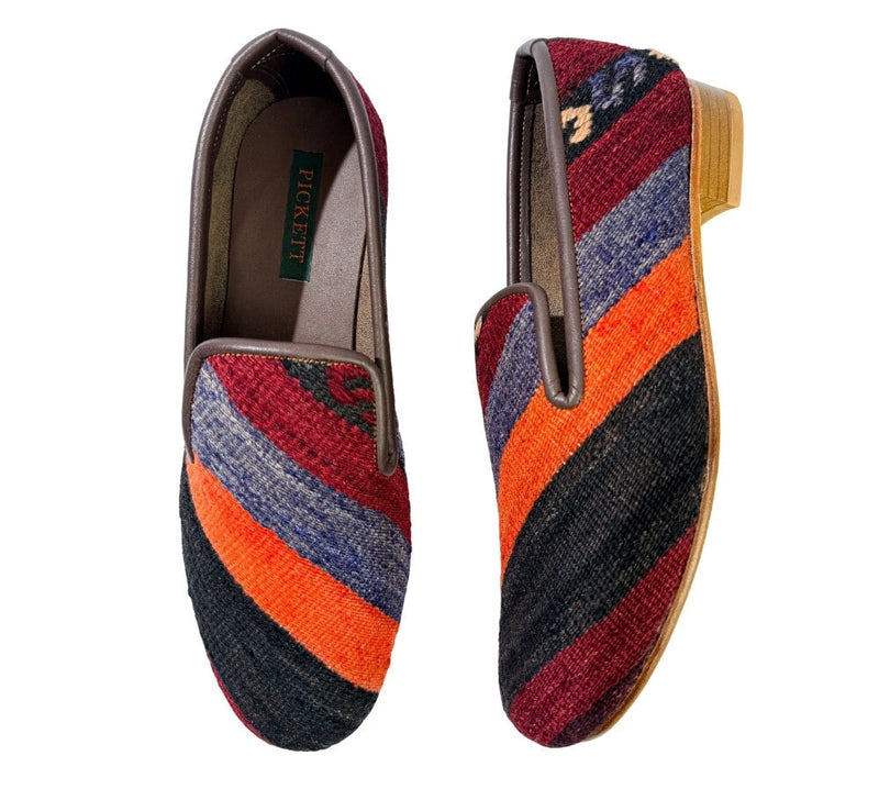 Men's Kilim Slippers EU44 / UK10 Kilim Slippers/Trainers Bright Orange 