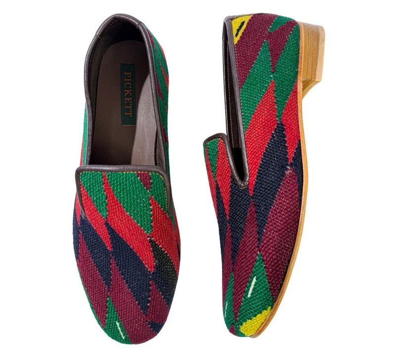 Men's Kilim Slippers EU44 / UK10 Kilim Slippers/Trainers Burgundy 