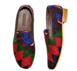 Men's Kilim Slippers EU44 / UK10 Kilim Slippers/Trainers Dark Red 