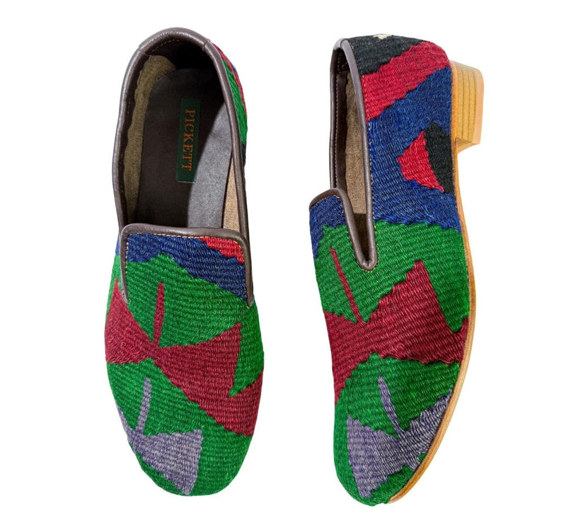 Men's Kilim Slippers EU44 / UK10 Kilim Slippers/Trainers Forest Green 