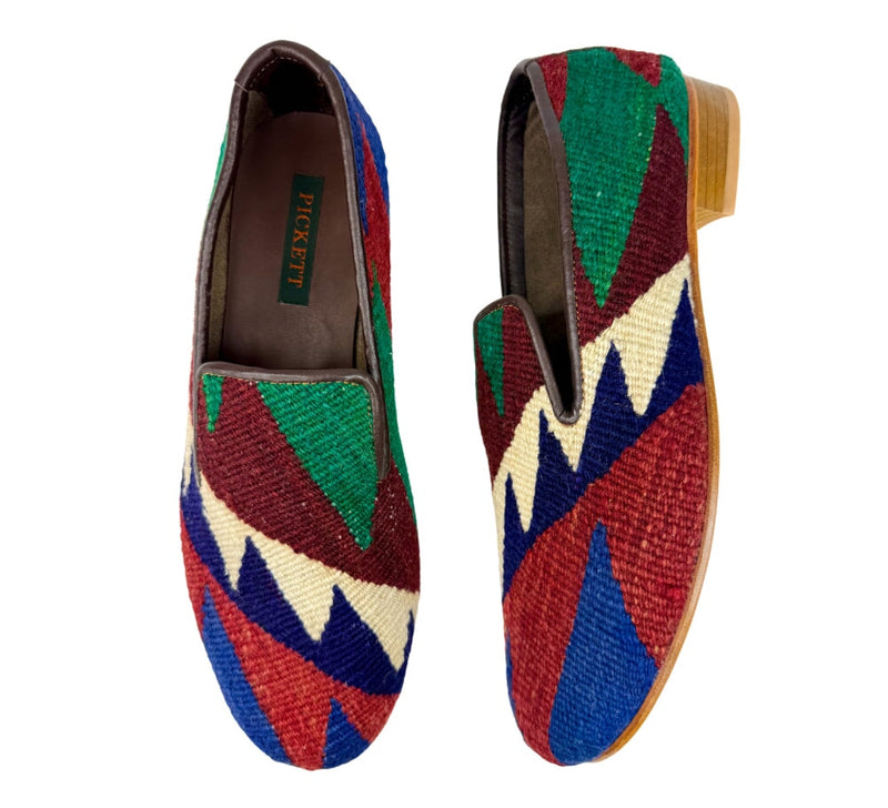 Men's Kilim Slippers EU45 / UK11 Kilim Slippers/Trainers Dark Red 