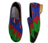 Men's Kilim Slippers EU45 / UK11 Kilim Slippers/Trainers Emerald 