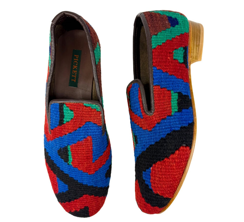 Men's Kilim Slippers EU45 / UK11 Kilim Slippers/Trainers Indigo 