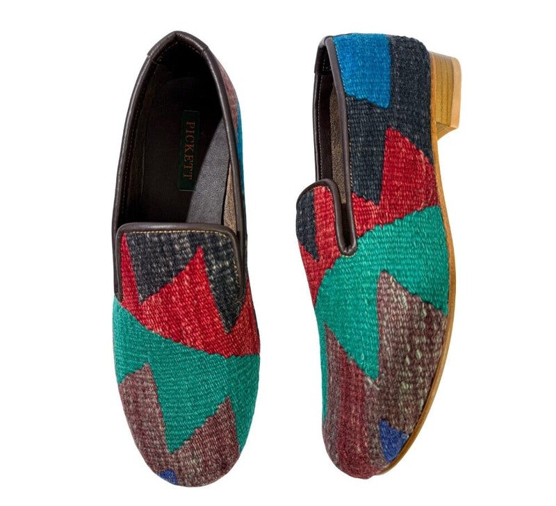 Men's Kilim Slippers EU45 / UK11 Kilim Slippers/Trainers Mid Green 