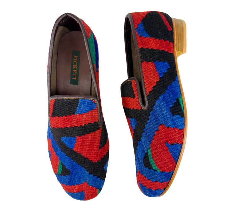 Men's Kilim Slippers EU45 / UK11 Kilim Slippers/Trainers Red 