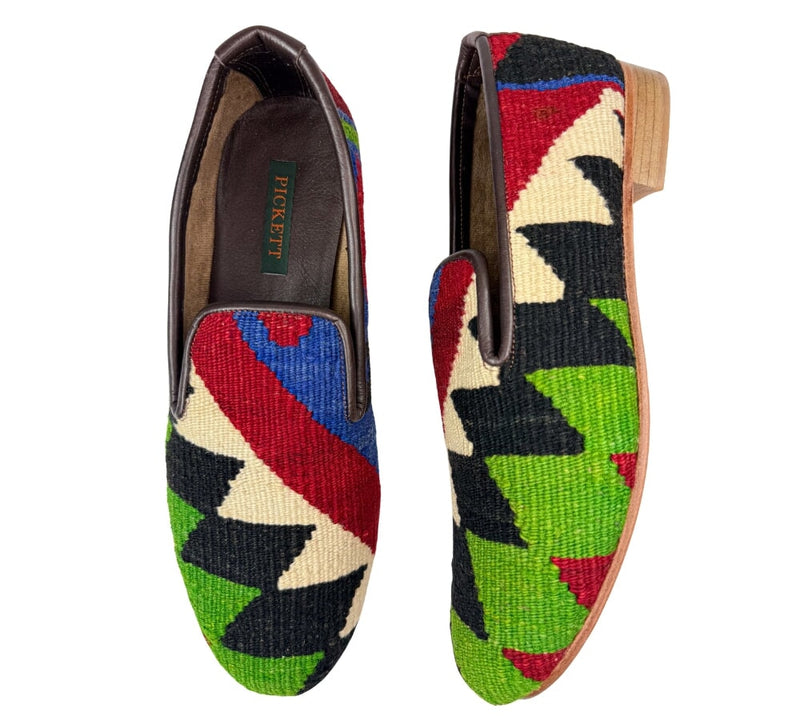 Men's Kilim Slippers EU46 / UK12 Kilim Slippers/Trainers Apple Green 