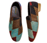 Men's Kilim Slippers EU46 / UK12 Kilim Slippers/Trainers Dark Aqua 