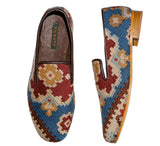 Men's Kilim Slippers EU46 / UK12 Kilim Slippers/Trainers Sky Blue 