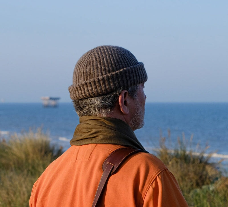 Men's Rib Beanie Hat Textiles 