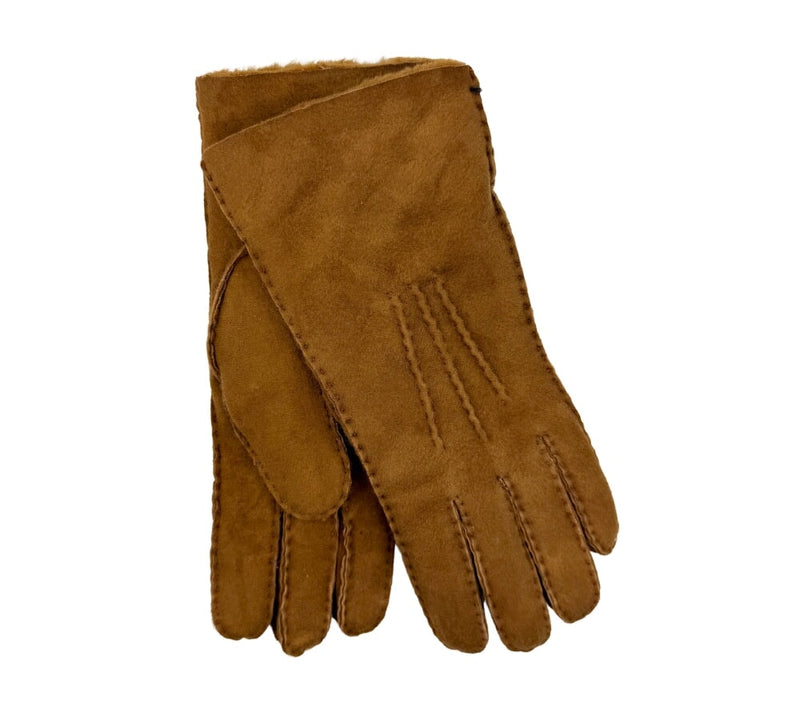 Men's Shearling Sheepskin Gloves Gloves Camel 8 